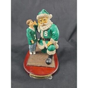 Collegiate Collectibles Santa's Secret Michigan State Spartans Figurine 2001 MSU